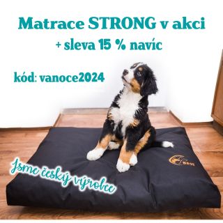 Voděodolná matrace STRONG nyní v akci + sleva 15 % s kódem vanoce2024 Navíc k pelíšku dostanete hračku pro pejska ZDARMA a...