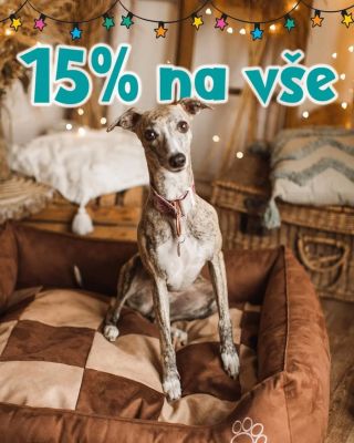 Sleva 15% s kódem vanoce2024 pokračuje! Pelíšky ušité a láskou v Česku! www.besishop.com